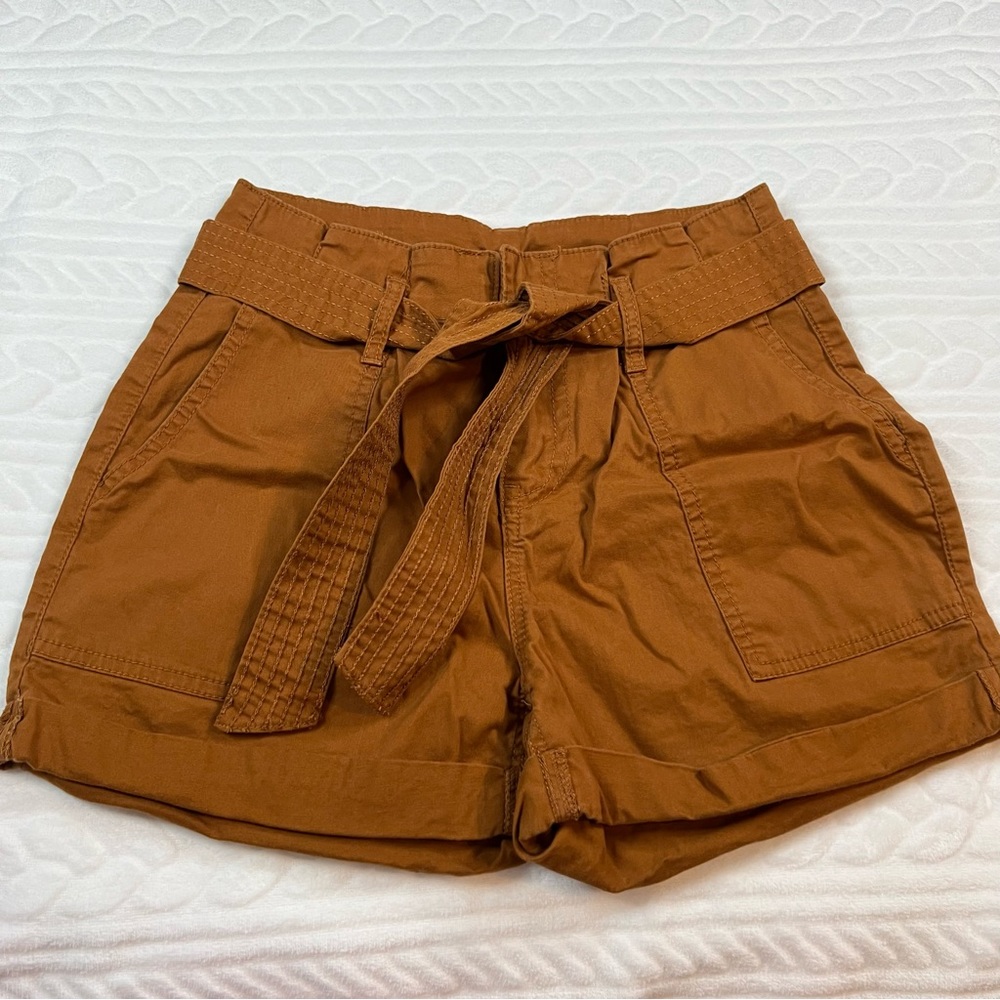 💗 Vanilla Star - Womans High Rise Cargo Shorts